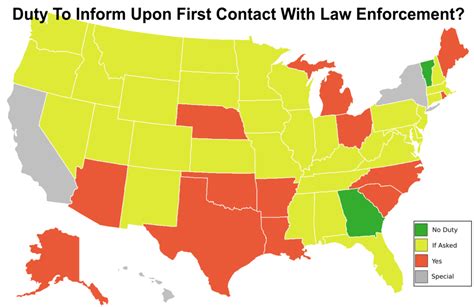 A Rundown Of Duty To Inform Laws In All States Usa Carry