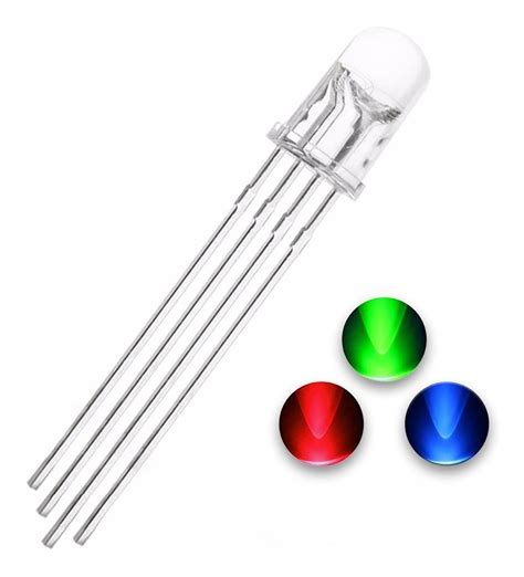 100 Led Rgb 5mm Anodo Catodo Comun Ultrabrillante Mercado Libre