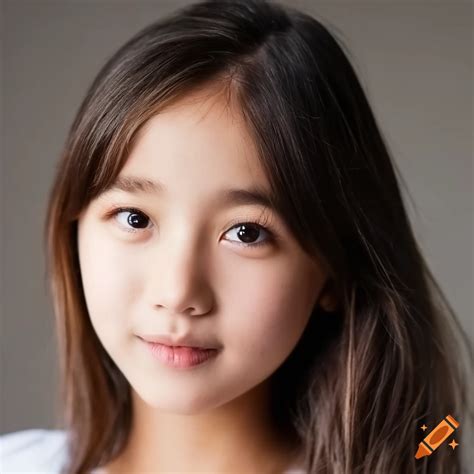Uhd Portrait Of A Stunning 12 Year Old Actress With Japanese American