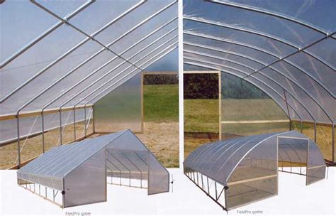 Fieldpro Gable And Gothic Style High Tunnel Greenhouses