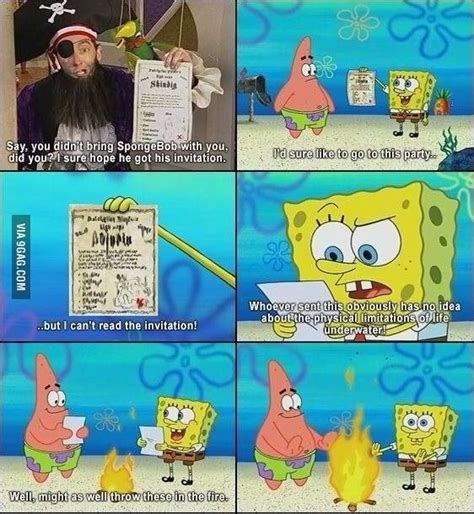 Almost Correct Logic Of Spongebob Funny Spongebob Logic Spongebob