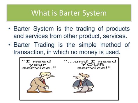 Ppt Barter System Online Powerpoint Presentation Free Download Id