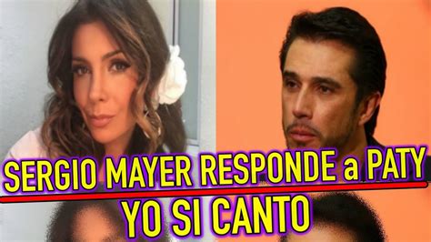We did not find results for: Sergio Mayer RESPONDE a Paty Manterola por HABLAR de ...