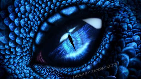 Sapphire Dragon Eye From Eyes Hd Wallpaper Pxfuel