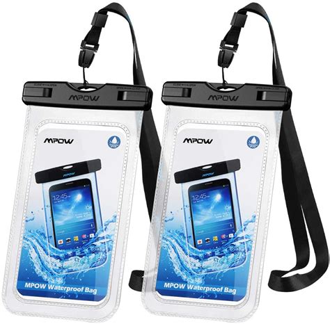Mpow 097 Universal Waterproof Case Ipx8 Waterproof Phone Pouch Dry Bag Compatible For Iphone 11