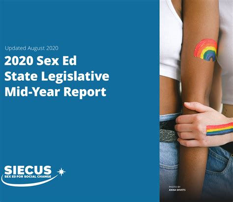 2020 Sex Ed State Legislative Mid Year Report Siecus