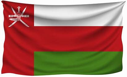 Flag Oman Wrinkled National Flags Transparent Clipart
