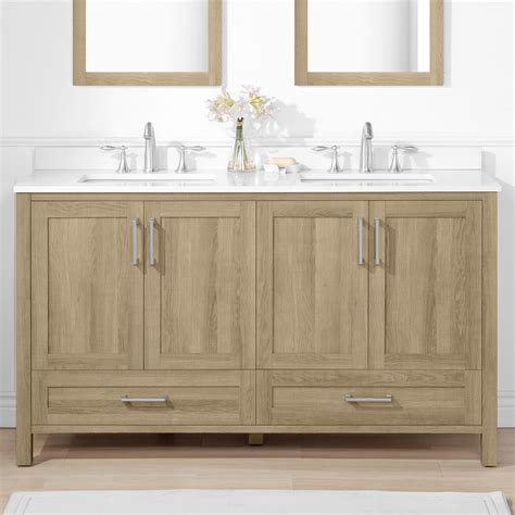 White Oak Bathroom Cabinet Rispa