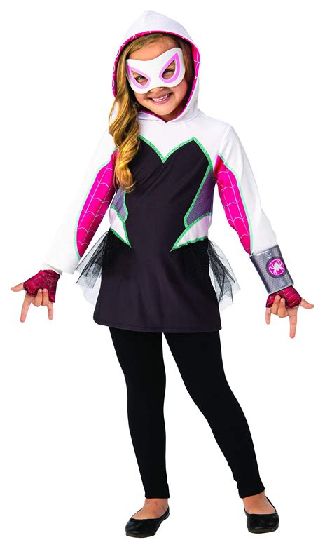 Imagine By Rubies Marvel Rising Childs Spider Gwenghost Spider Dress