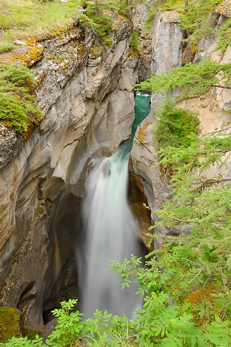 Maligne Canyon Waterfall Michael James Flickr