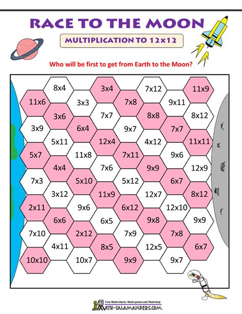 4th grade multiplication worksheets | educational craft. 4th Grade Math Games Booklet