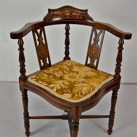 Edwardian Corner Chair Antique Furniture