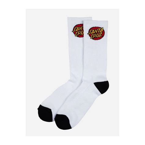 Santa Cruz Socks Socks Classic Dot 2pack Bkwh Buy Online Fillow