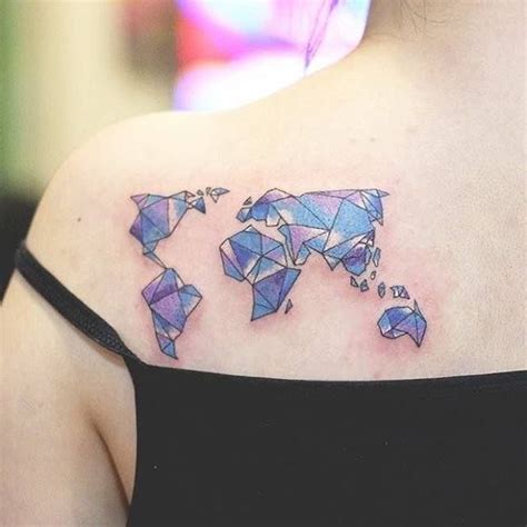 Epic World Map Tattoos And Ideas For Men And Women From