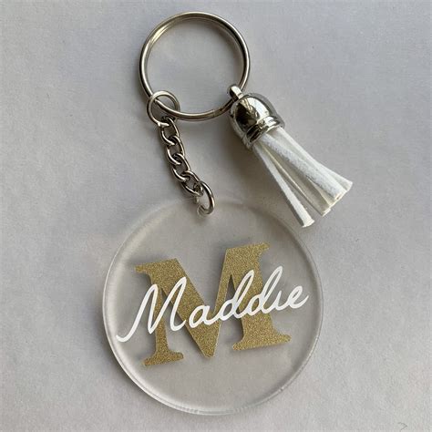 Personalised Keyring Keyring Personalised Personalised Etsy Uk