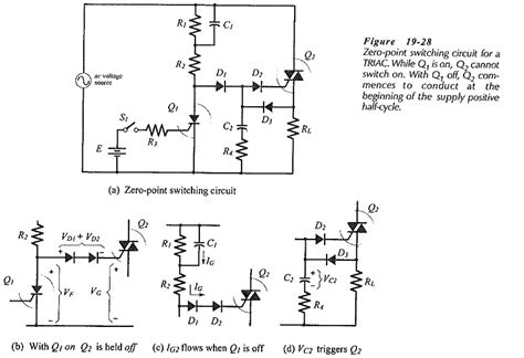 Triac Control Circuit Diagram Triac Zero Point Switching Circuit