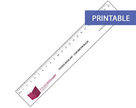 Printable Metirc Ruler Printable Ruler Actual Size