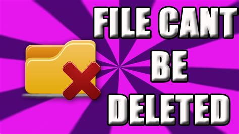 How To Delete Files Folders That Cannot Be Deleted Unloker Youtube