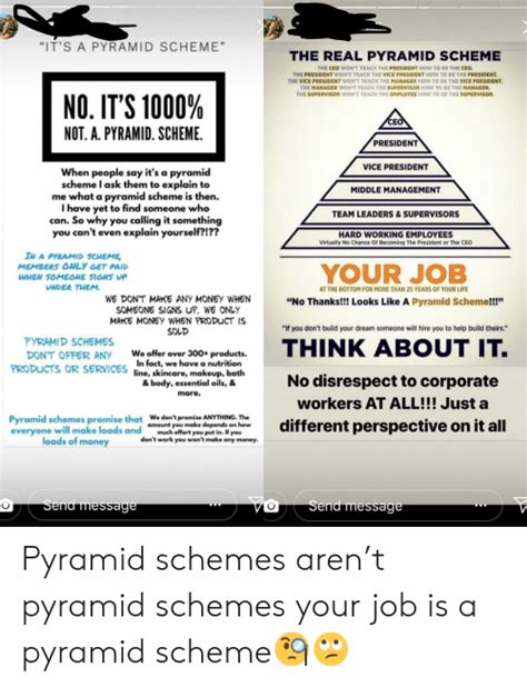 Its A Pyramid Scheme The Real Pyramid Scheme The Ceo Won