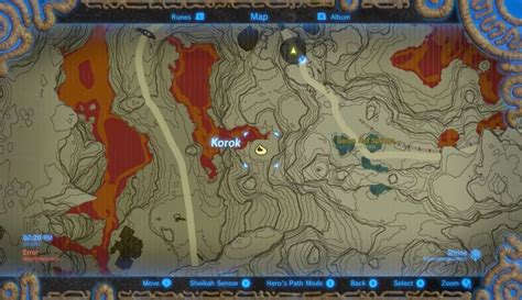 Goron City Breath Of The Wild Map Maps For You
