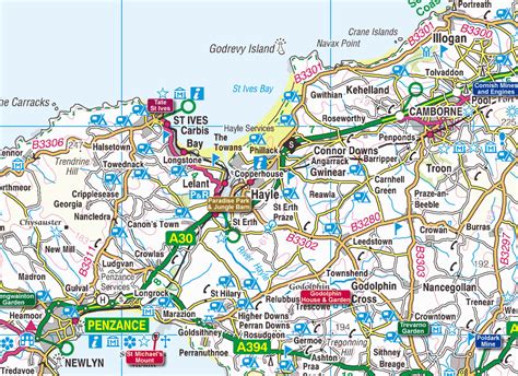Free Printable Map Of Cornwall