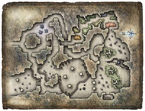 Mountain Cave Hq Caves Dandd Maps Doomed Gallery Pathfinder