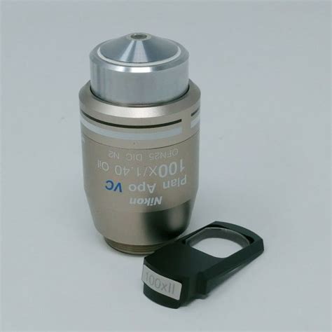 Nikon Microscope Objective Plan Apo Vc 100x140 Oil Dic With Dic Prism