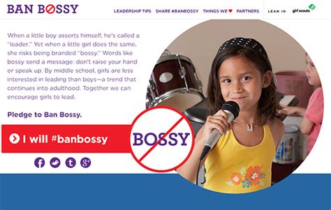Ban Bossy Facebook Leads New Campaign To Empower Girls Domaingang Domaingang