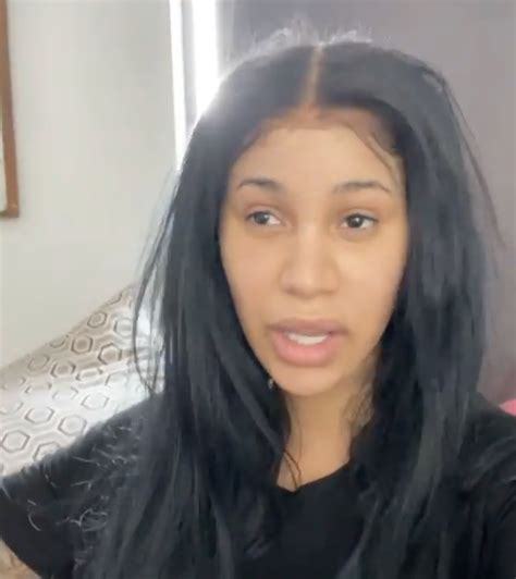 Cardi B Responds To Critics Who Say She Looks Weird Without Makeup