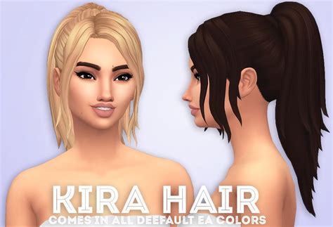 Sims 4 Hairs Ivo Sims Kira Hair Sims 4 Sims Hair The Sims 4 Hair