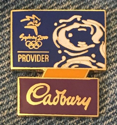 2000 Sydney Olympic Pin ~ Provider ~ Cadbury ~ By Trofe 97018 Ebay