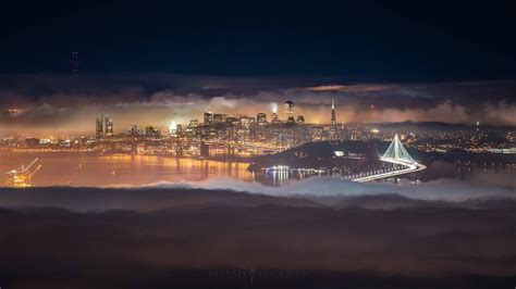 Grizzly Peak Fog San Francisco Fog Photography Michael Shainblum
