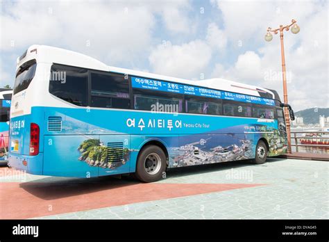 Bus Offering The Yeosu City Tour Sightseeing In Yeosu South Korea