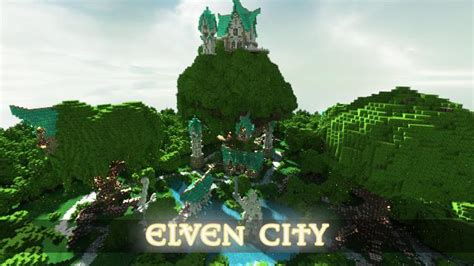 Elven City Cinematic Minecraft Map