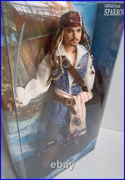 Barbie Collector Pirates Of The Caribbean Captain Jack Sparrow Doll T New Pirates Of The