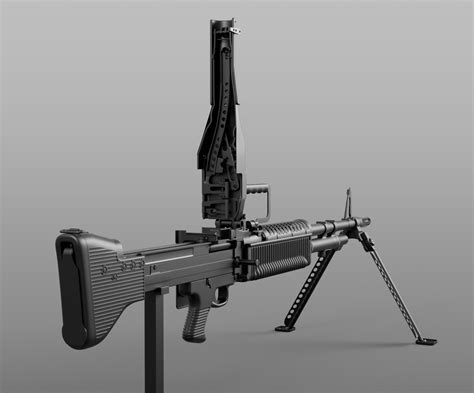 Artstation M60 Machine Gun Wip