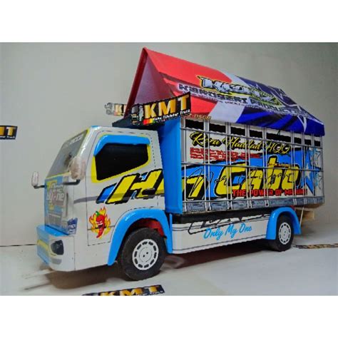 Jual Miniatur Truk Oleng Detail HM Cabe Free Terpal Shopee Indonesia
