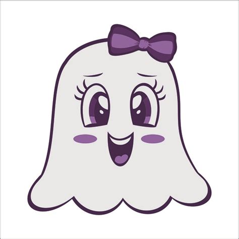 Cute Ghost Girl Cuttable Design | Apex Embroidery Designs, Monogram