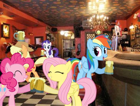 Mlp Real Life Ponies At Bar By Unknownartist111 On Deviantart