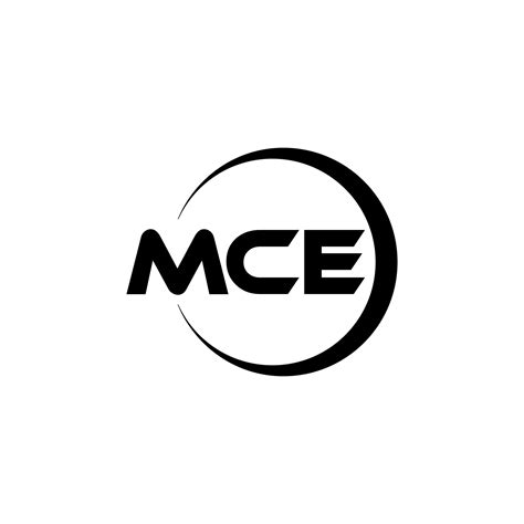 Mce Letter Logo Design In Illustration Vector Logo Calligraphy