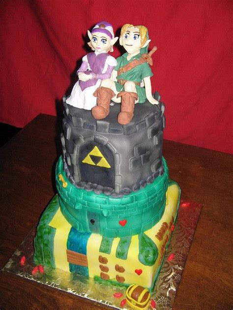 Zelda Wedding Cake Zelda Cake Creative Wedding Cakes Cool Wedding Cakes