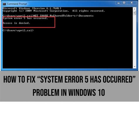 How To Fix System Error Has Occurred Problem In Windows Windowspcsecrets