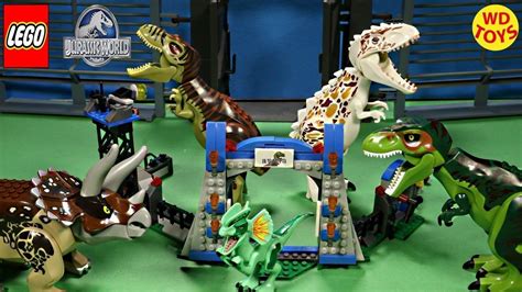 New Lego Jurassic World Knockoff Raptor Escape 75920 Stop Motion Speed B Lego Jurassic