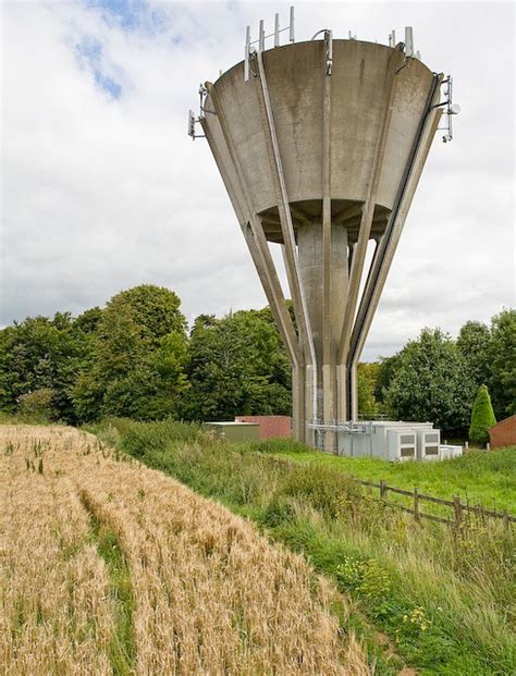 Concrete Water Tower Serving South © Peter Facey Geograph Britain
