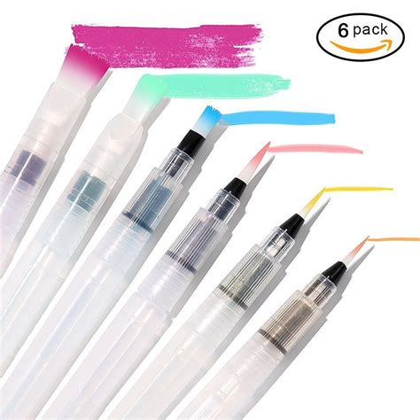 Mempelajari teknik teknik melukis adalah kewajiban bagi seorang atau calon seniman. Bingyi Kuas Lukis Cat Air Water Brush Refillable 6 PCS ...