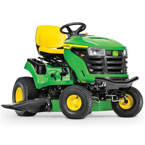 John Deere S140 48 In 22 Hp V Twin Gas Hydrostatic Riding Lawn Tractor Bg21274 The Home Depot