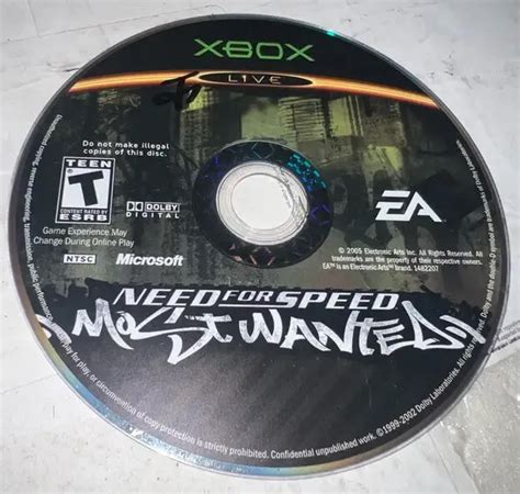 NEED FOR SPEED Most Wanted Microsoft Xbox EA Games Disc Only PicClick