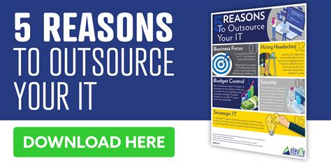 Reasons To Outsource Infographic Elevity