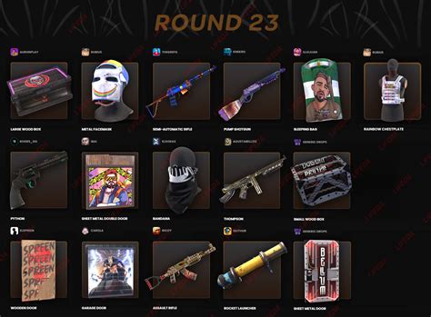Rust Skins Twitch Drops Rounds 22232425 52 Items🎁 Buy Or Download