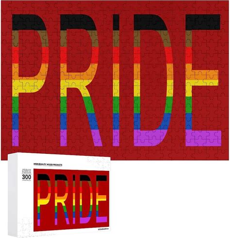 Lgbt Gay Lesbian Pride Puzzles Board Wooden Puzzle For Adults 300 Pieces And Up With